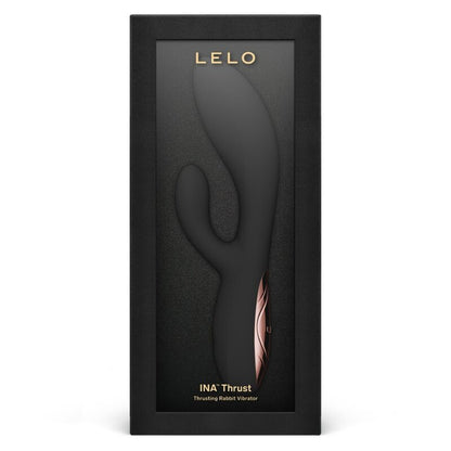 Lelo Ina Thrust Rabbit Vibrateur à Poussée Noir (vue 11)