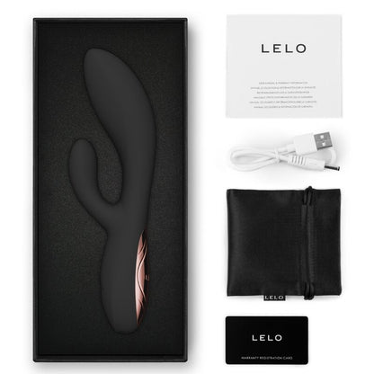 Lelo Ina Thrust Rabbit Vibrateur à Poussée Noir (vue 10)