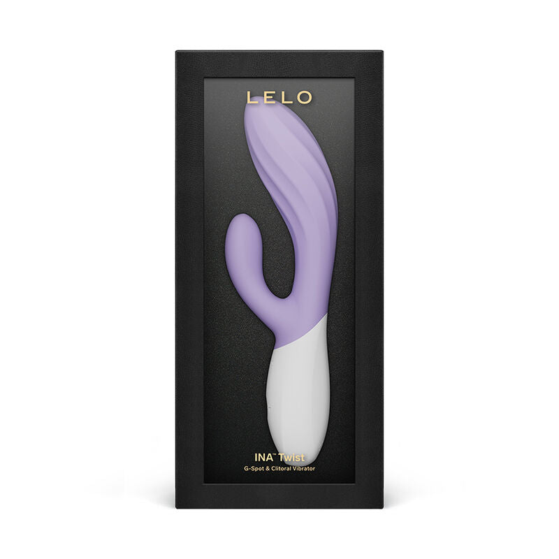 Lelo Ina Twist Double Vibrateur Lapin pour le Point G et le Clitoris Lavande (vue 4)