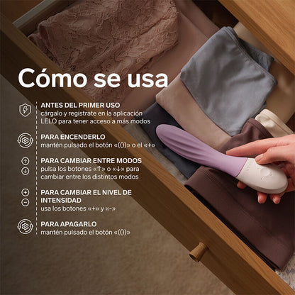 Lelo Mona Twist Vibrateur Point G Rechargeable Contrôlé par Application Lavande (vue 7)