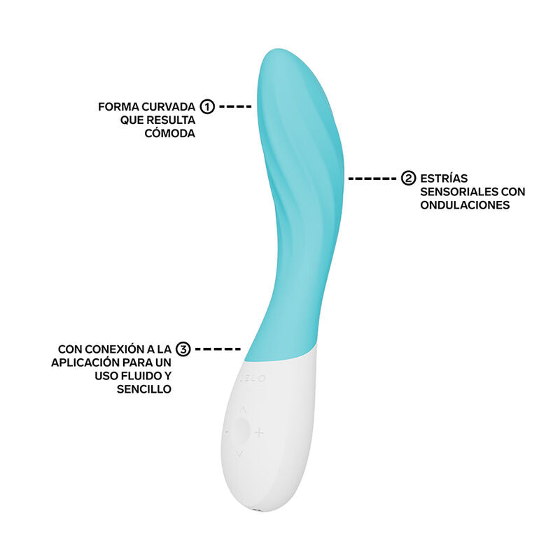 Lelo Mona Twist Vibrateur Point G Rechargeable Contrôlé par Application Lavande (vue 3)