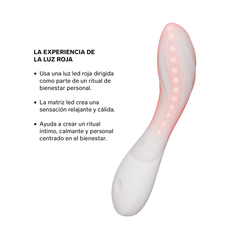 Lelo Mona Spectra Masseur Intime à Lumière Rouge Rechargeable Contrôlé par Application (vue 2)