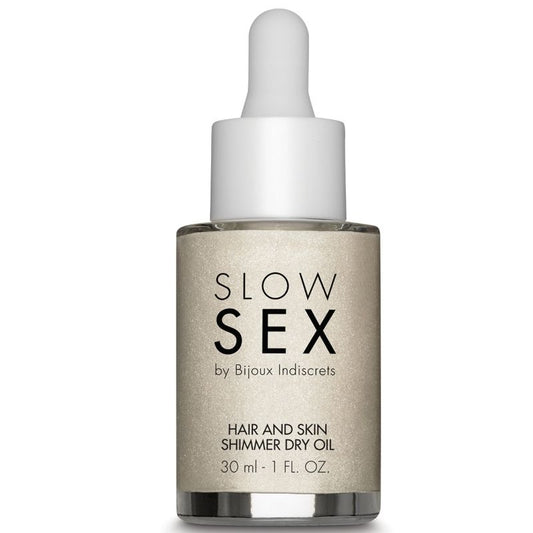 Bijoux Indiscrets Huile Sèche Illuminante Multifonction Slow Sex 30 Ml (vue 2)